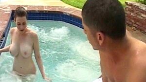 Aunt with massive tits wanted to fuck her husband and took him home